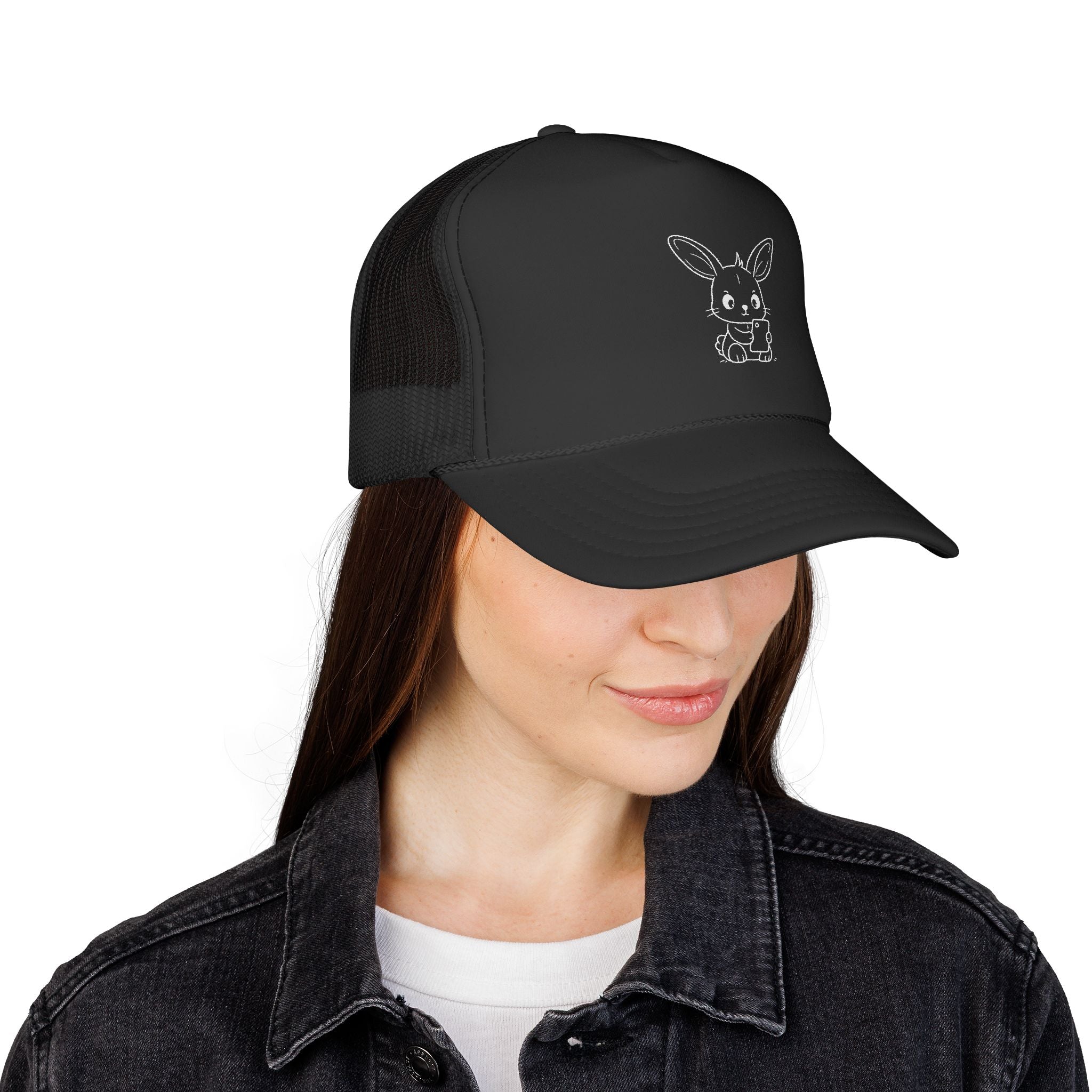 Playful Bunny Trucker Cap